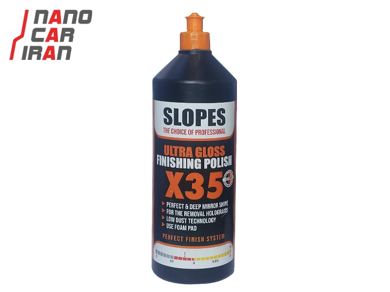 پولیش آنتی هولوگرام  یک لیتری اسلوپس X35 SLOOPS X35 Anti-Hologram Polish 1L